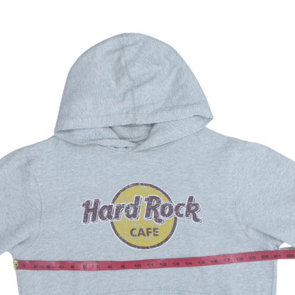Mens UK Size M Hard Rock Cafe Grey Pullover Hoodie
