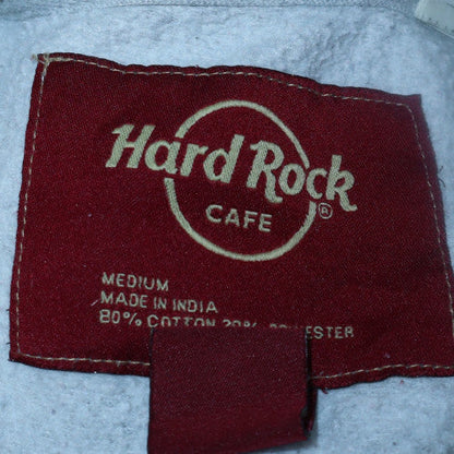Mens UK Size M Hard Rock Cafe Grey Pullover Hoodie