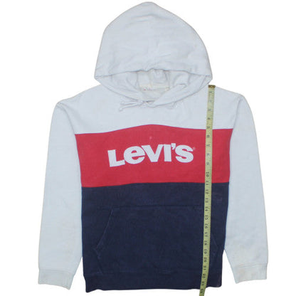 Mens UK Size M Levi's Multicoloured Pullover Hoodie