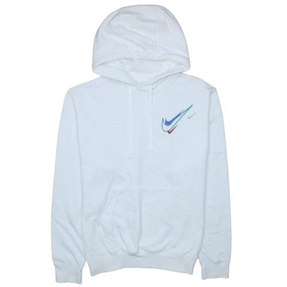 Mens UK Size M Nike White Pullover Hoodie