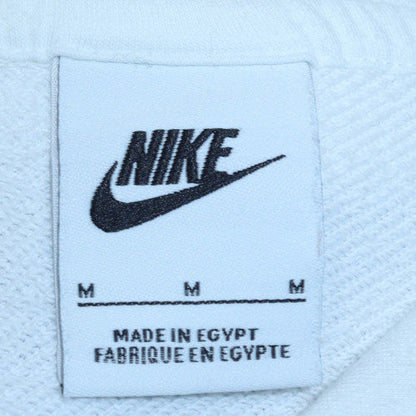 Mens UK Size M Nike White Pullover Hoodie