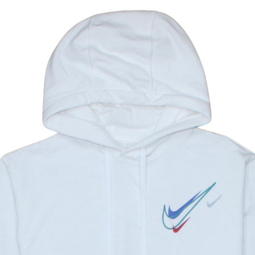 Mens UK Size M Nike White Pullover Hoodie