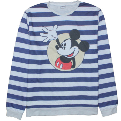 Womens UK Size L Disney Blue Pullover Sweatshirt