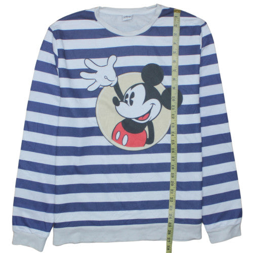 Womens UK Size L Disney Blue Pullover Sweatshirt