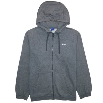 Mens UK Size L Nike Grey Full Zip Hoodie