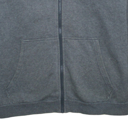 Mens UK Size L Nike Grey Full Zip Hoodie
