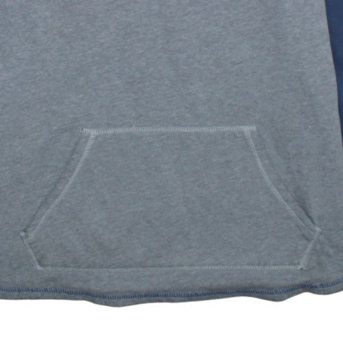 Mens UK Size M Levi's Blue Pullover Hoodie