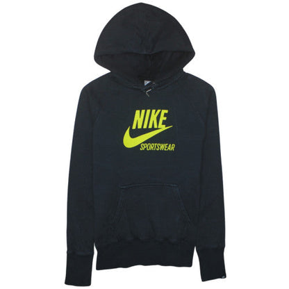 Womens UK Size 12/14 Nike Black Pullover Hoodie