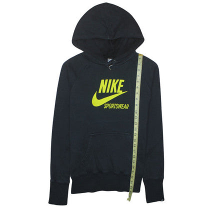 Womens UK Size 12/14 Nike Black Pullover Hoodie