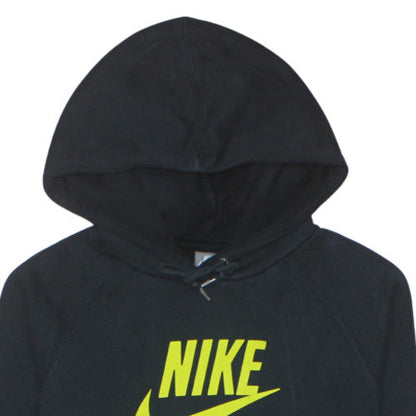 Womens UK Size 12/14 Nike Black Pullover Hoodie