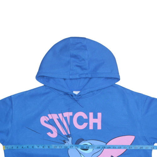 Womens UK Size 2XL Disney Blue Pullover Hoodie