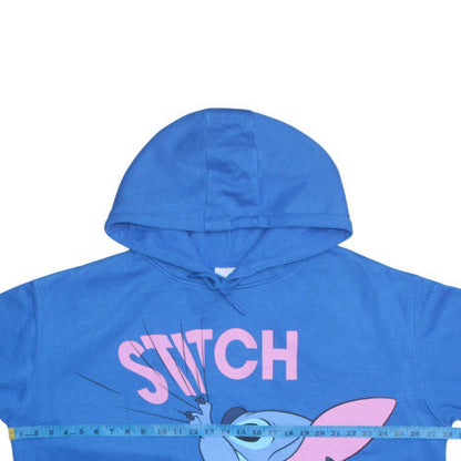 Womens UK Size 2XL Disney Blue Pullover Hoodie
