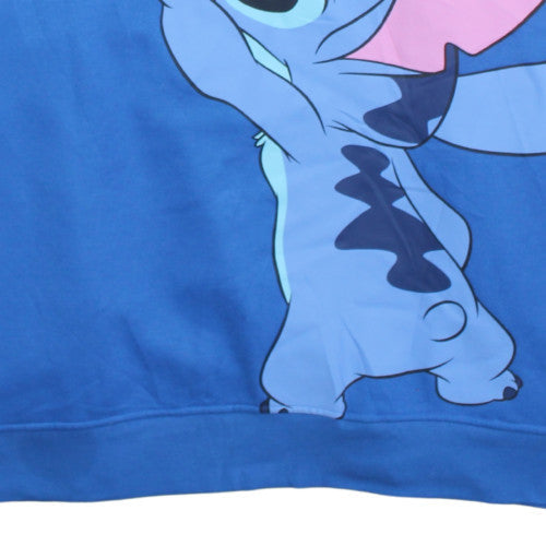 Womens UK Size 2XL Disney Blue Pullover Hoodie