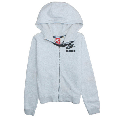 Womens UK Size XS Nike Grey Full Zip Hoodie
