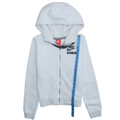 Womens UK Size XS Nike Grey Full Zip Hoodie