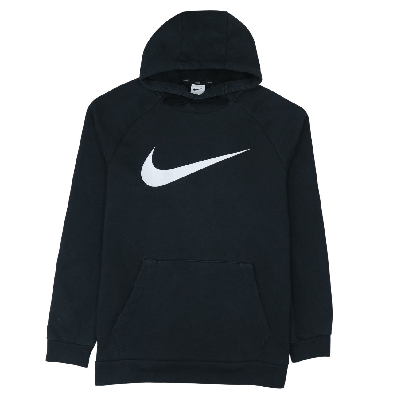 Mens UK Size M Nike Black Pullover Hoodie