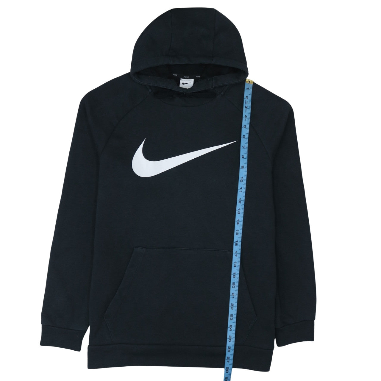 Mens UK Size M Nike Black Pullover Hoodie