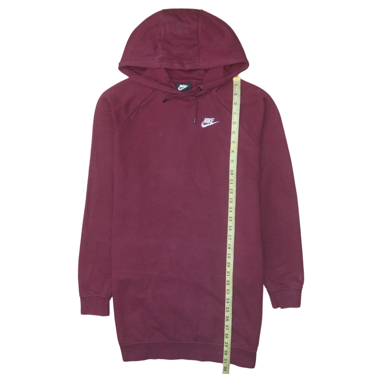 Mens UK Size S Nike Red Pullover Hoodie