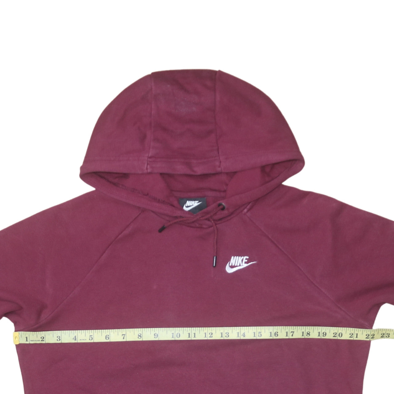 Mens UK Size S Nike Red Pullover Hoodie