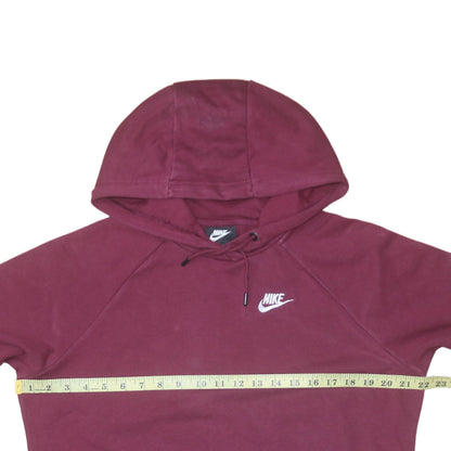 Mens UK Size S Nike Red Pullover Hoodie