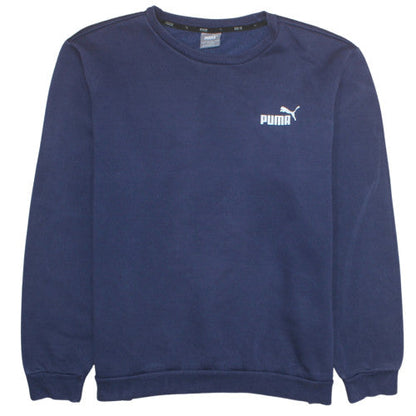 Mens UK Size XL Puma Blue Pullover Sweatshirt