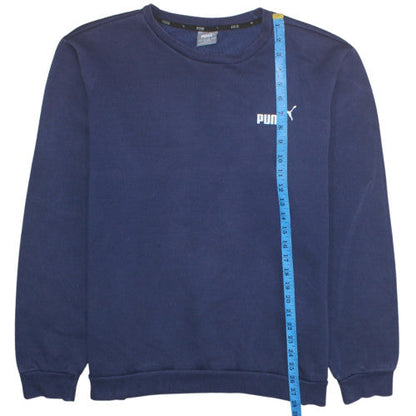 Mens UK Size XL Puma Blue Pullover Sweatshirt