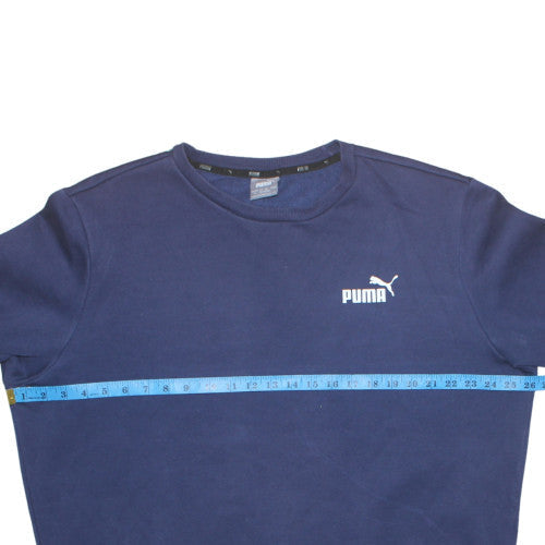 Mens UK Size XL Puma Blue Pullover Sweatshirt