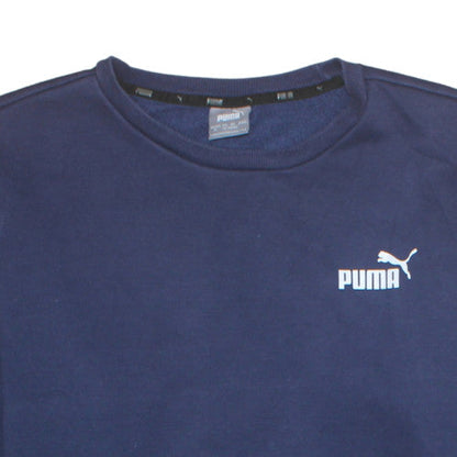 Mens UK Size XL Puma Blue Pullover Sweatshirt