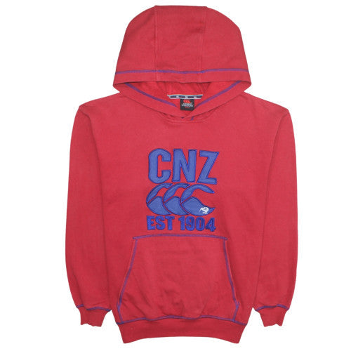 Mens UK Size S Canterbury of New Zealand Red Pullover Hoodie