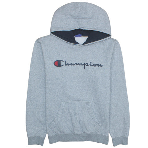 Mens UK Size S Champion Grey Pullover Hoodie