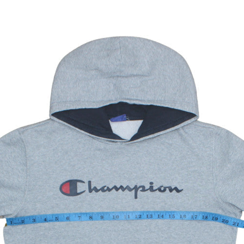 Mens UK Size S Champion Grey Pullover Hoodie