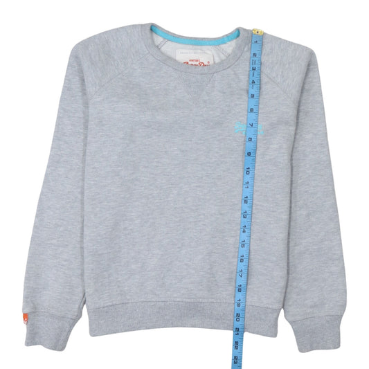 Womens UK Size S Superdry Grey Pullover Sweatshirt