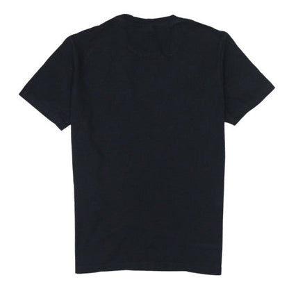 Champion Men's Black Small Cotton Crew Neck Sports T-Shirt