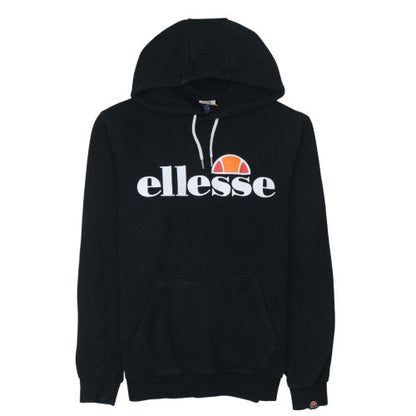 Womens UK Size 12 Ellesse Black Pullover Hoodie