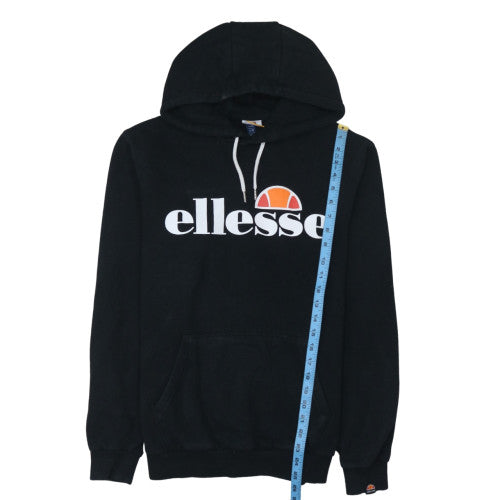 Womens UK Size 12 Ellesse Black Pullover Hoodie