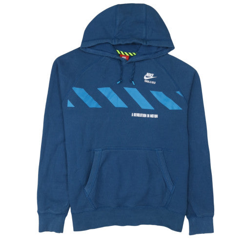 Mens UK Size XL Nike Blue Pullover Hoodie