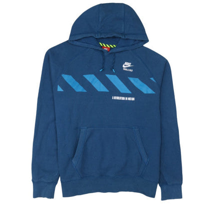 Mens UK Size XL Nike Blue Pullover Hoodie