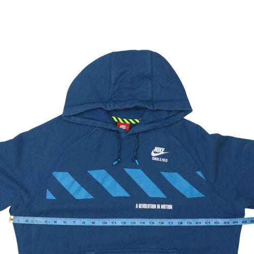 Mens UK Size XL Nike Blue Pullover Hoodie