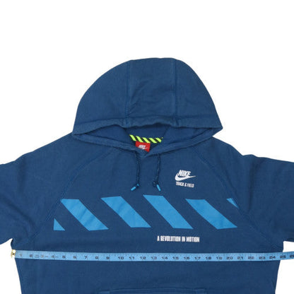 Mens UK Size XL Nike Blue Pullover Hoodie