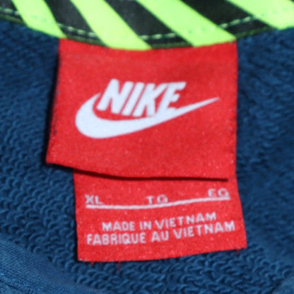 Mens UK Size XL Nike Blue Pullover Hoodie