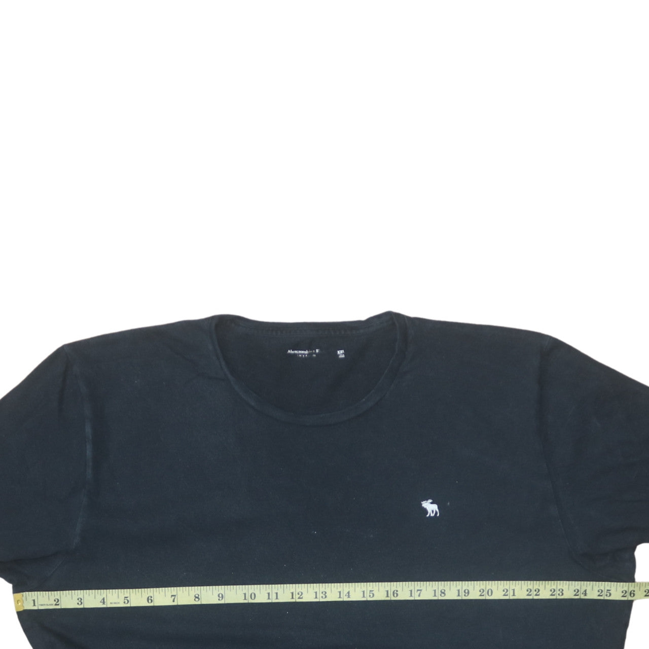 Abercrombie & Fitch Men's Black 2XL Short Sleeve Cotton T-Shirt