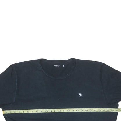 Abercrombie & Fitch Men's Black 2XL Short Sleeve Cotton T-Shirt