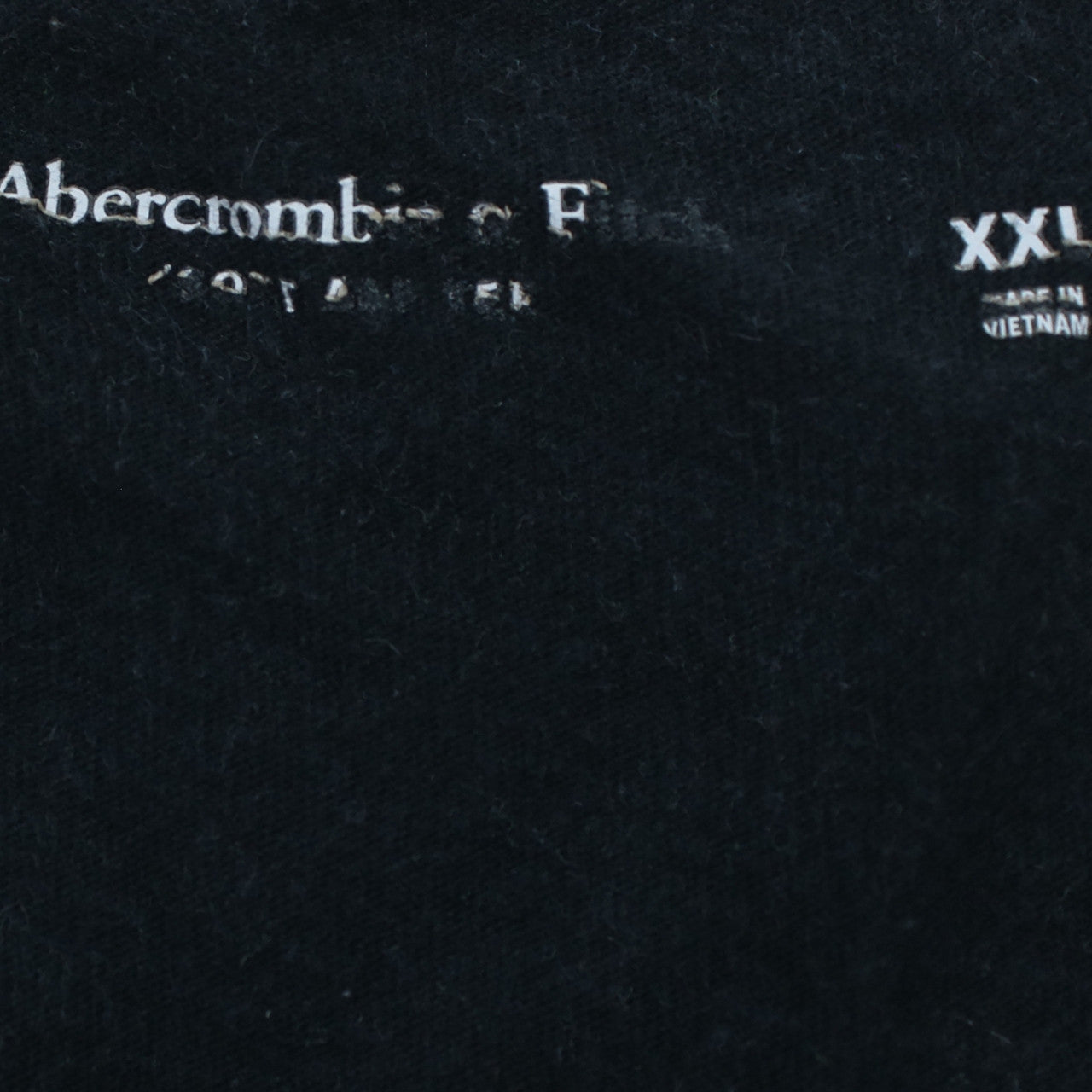 Abercrombie & Fitch Men's Black 2XL Short Sleeve Cotton T-Shirt
