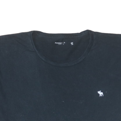 Abercrombie & Fitch Men's Black 2XL Short Sleeve Cotton T-Shirt