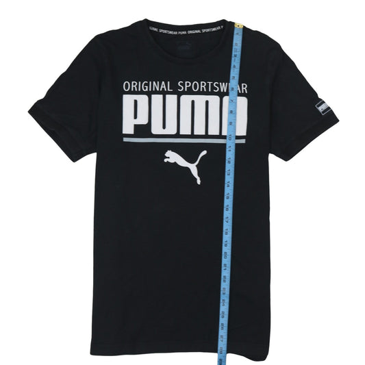 Puma Men's Black Original Sportswear Graphic T-Shirt Size M
