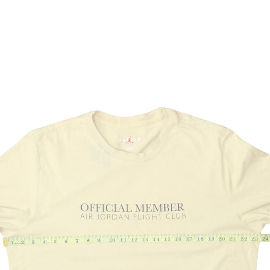 Jordan Men's Beige XL Air Jordan Flight Club Graphic T-Shirt