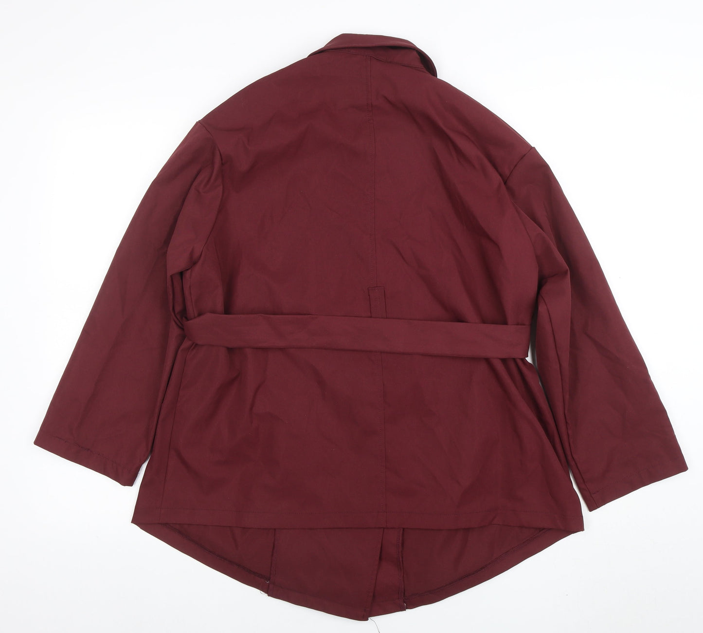 Womens UK Size XS FOREVER 21 Red Trench Coat