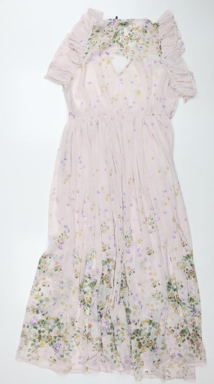 Womens UK Size 10 Oasis Maxi Dress