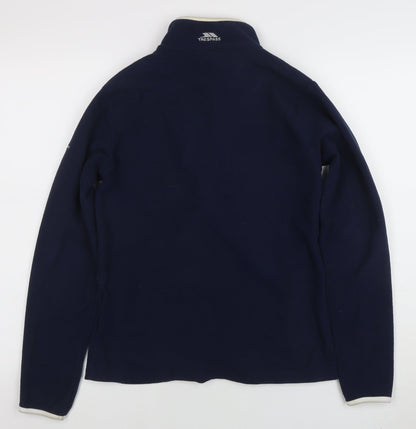 Trespass Women's Blue Fleece Full Zip Jacket Size 14