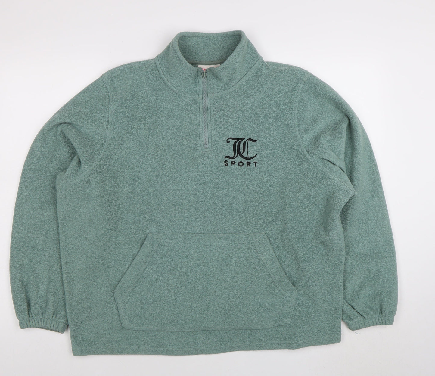 Womens UK Size L Juicy Couture Green Pullover Sweatshirt